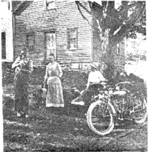 In this house, or under an apple tree nearby, was held the first Roman Catholic Mass in the Town of LaFayette, 1865. The structure was torn down by William Adsitt in 1919 and a new one was built upon the site. (Apulia R. lot 45-1874: P. Foley)